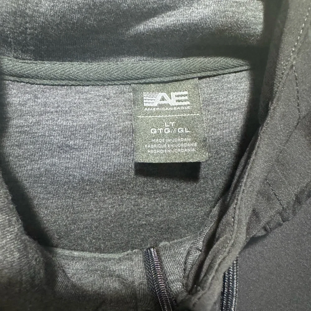American Eagle Outfitters Charcoal and Black Hoodie
